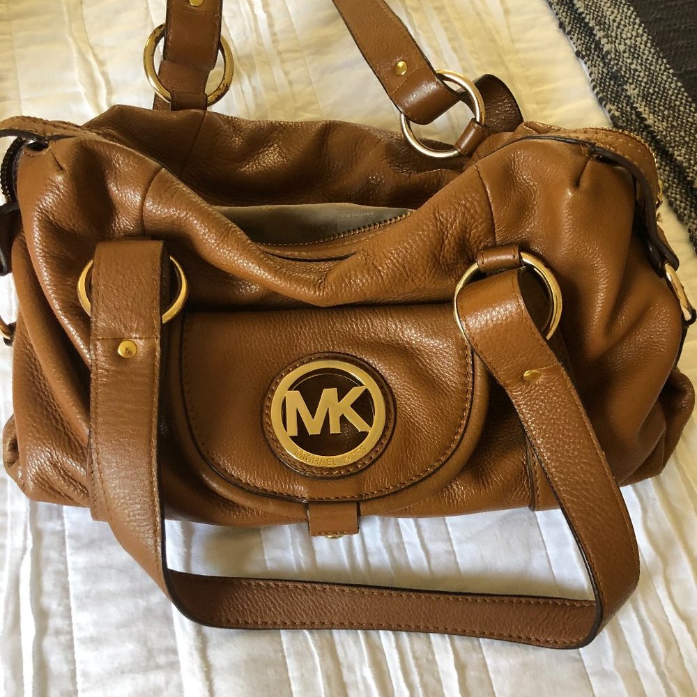 Michael Kors Tan Leather Purse